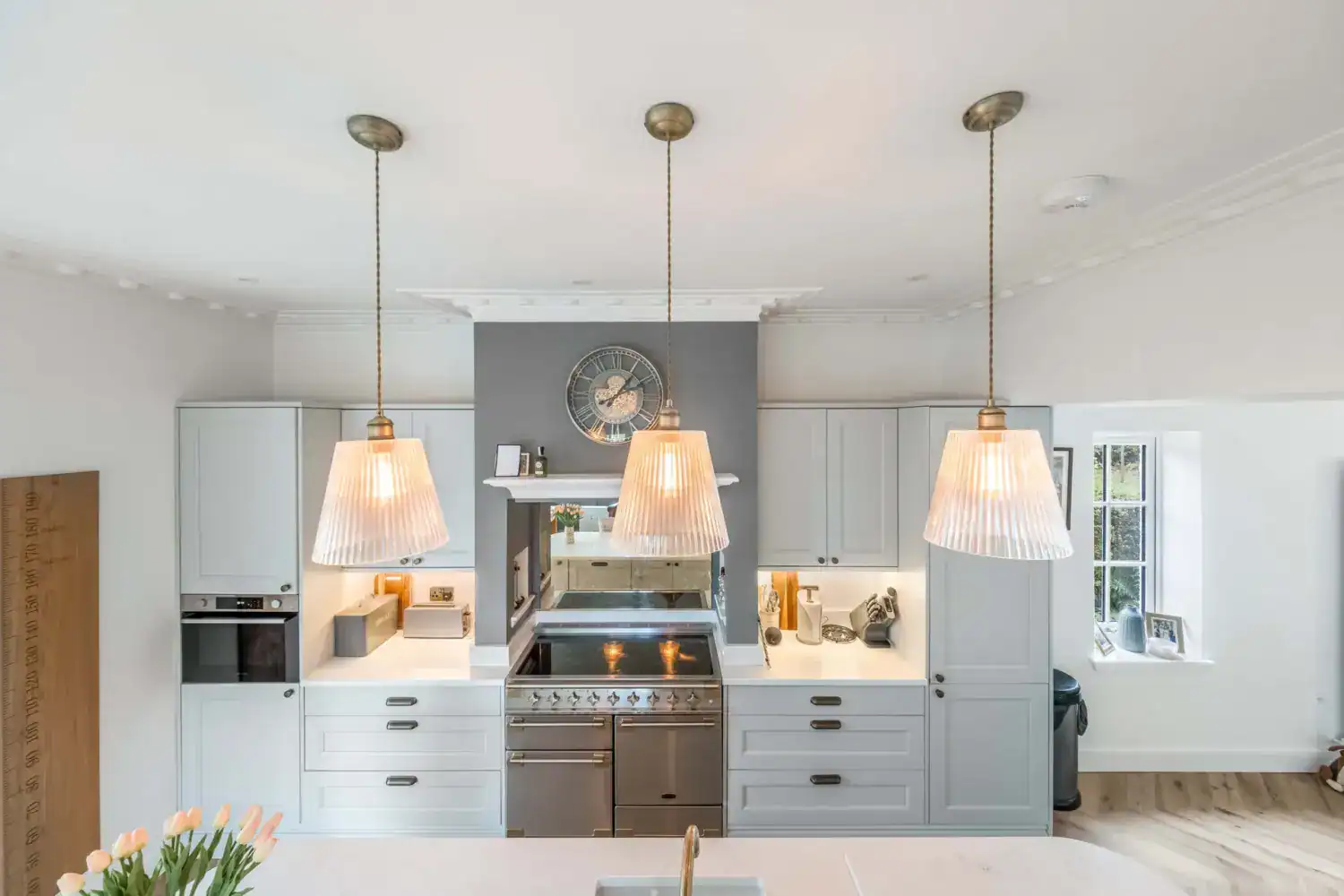 Kitchen cabinetry and range cooker at Hazel Drive