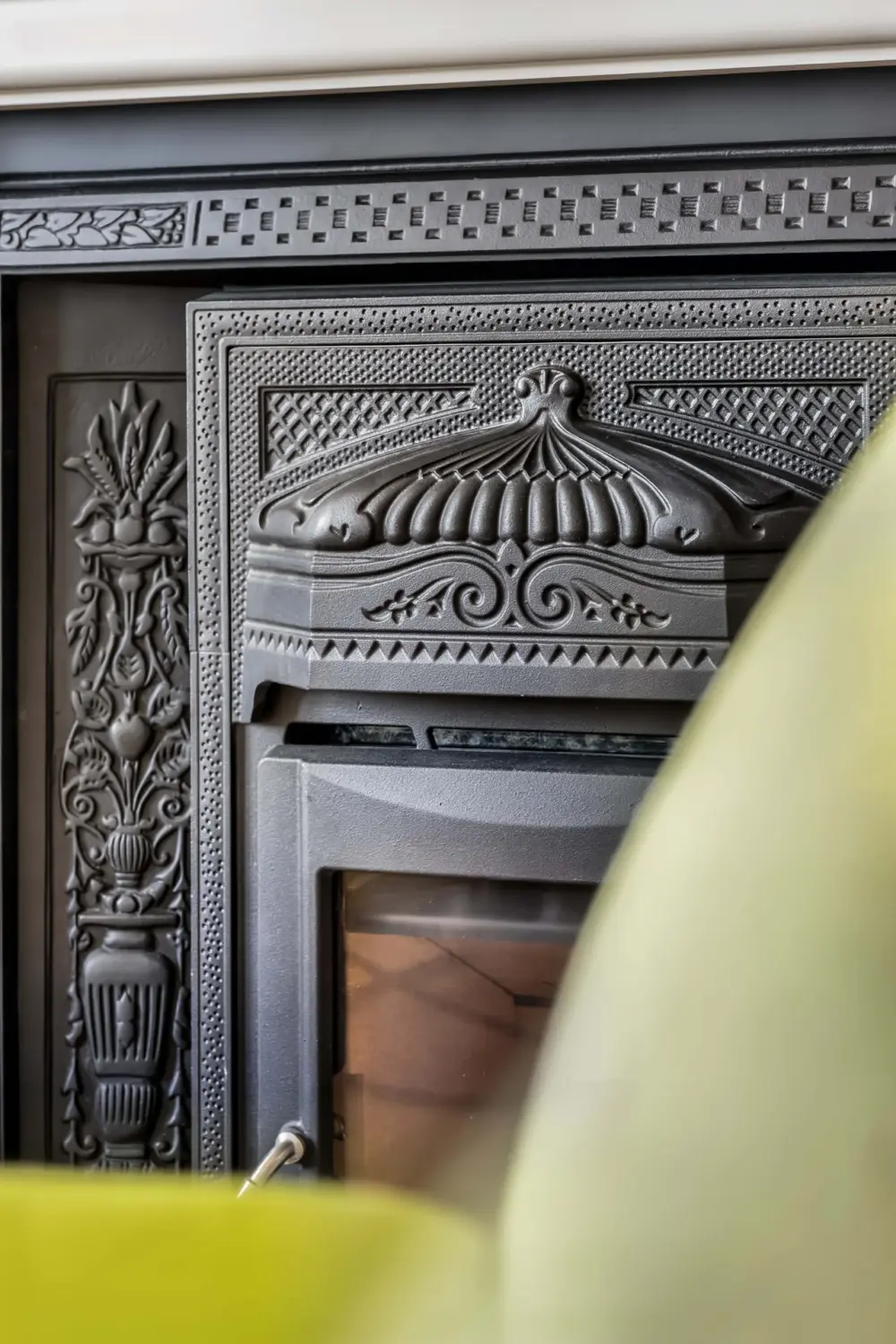 Period fireplace detail